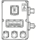 Industrielle wasserdichte Steckdosenbox
